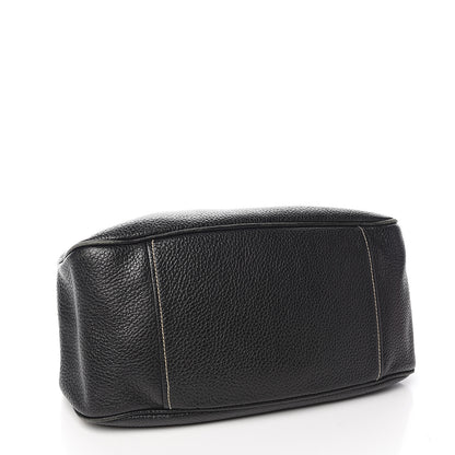 Prada Vitello Daino Shoulder Bag Black 3 of 13