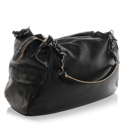 Chanel Lambskin Edgy Large Shoulder Bag Black 3 of 7