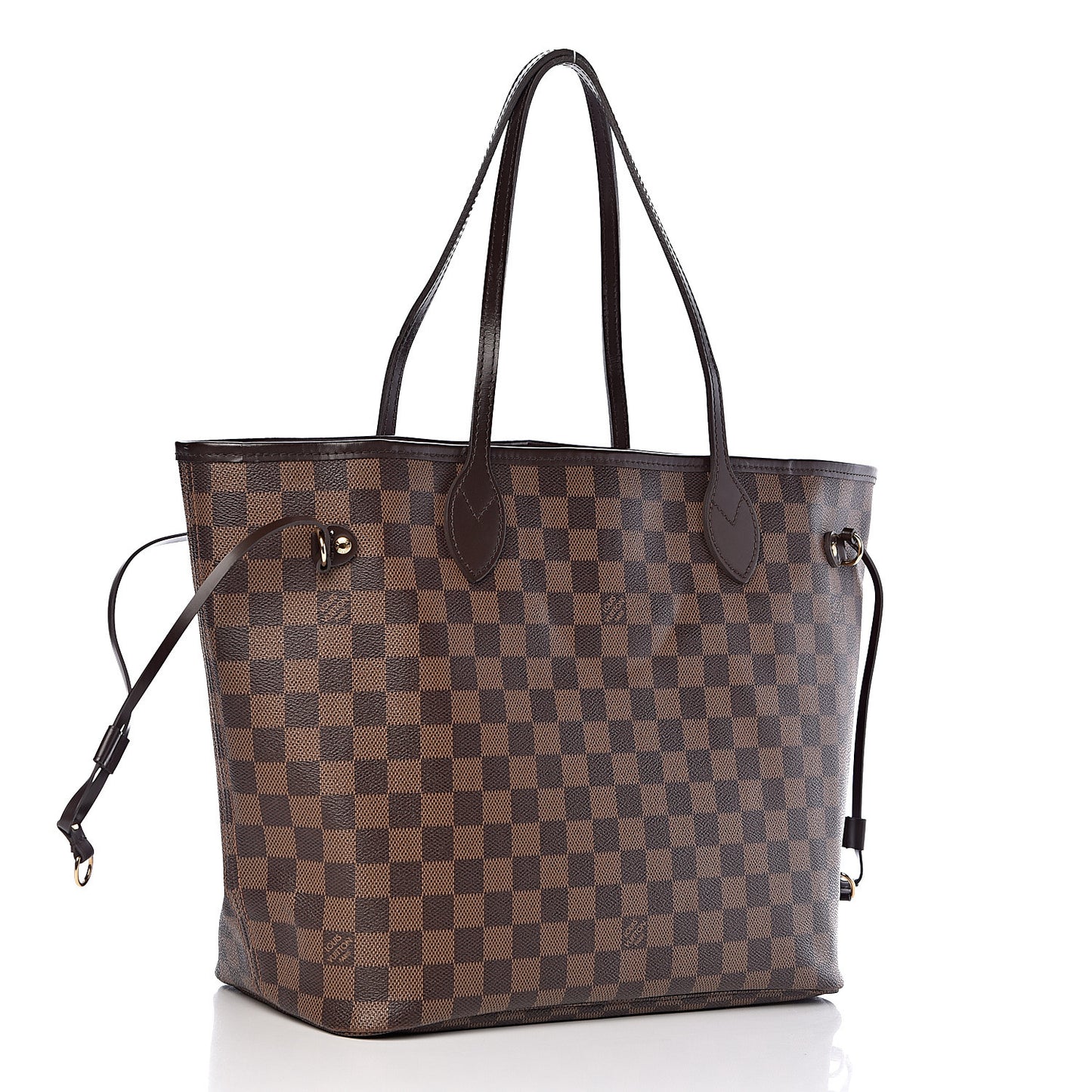 Damier Ebene Neo Neverfull MM Rose Ballerine