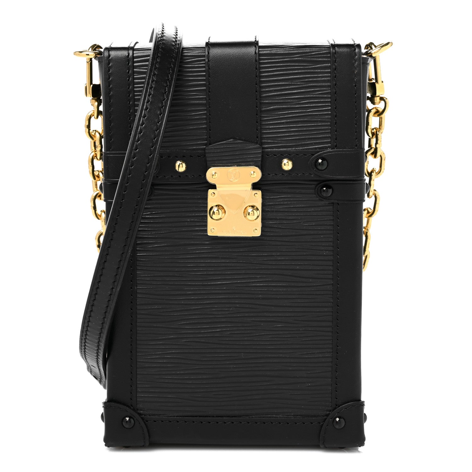 Louis Vuitton Epi Pochette Trunk Verticale Black 1 of 10
