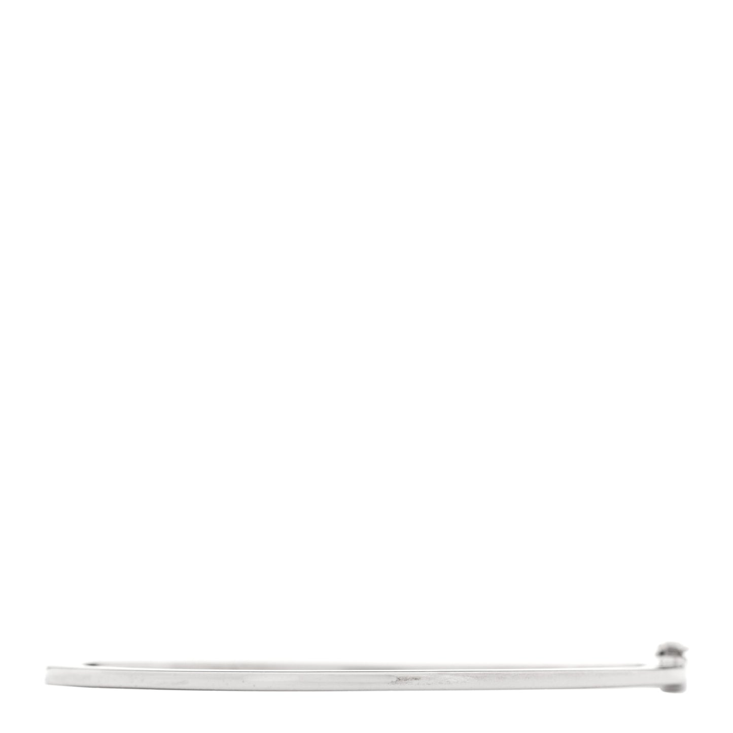 18K White Gold Diamond Metro Bangle Bracelet