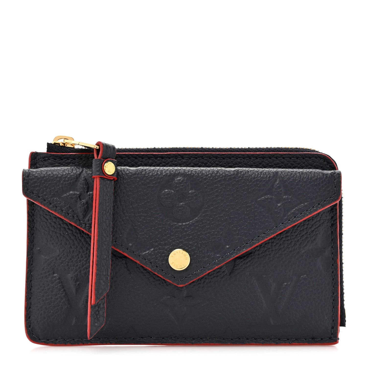 Louis Vuitton Empreinte Recto Verso Card Holder Marine Rouge 1 of 7