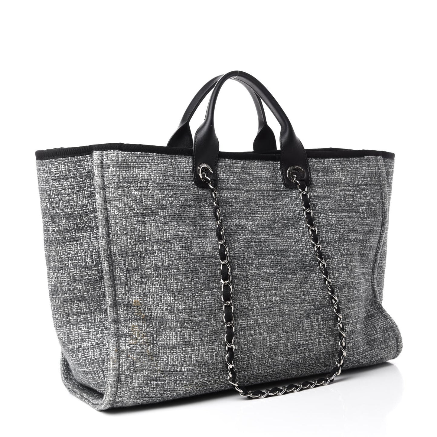 Canvas Large Deauville Tote Charcoal
