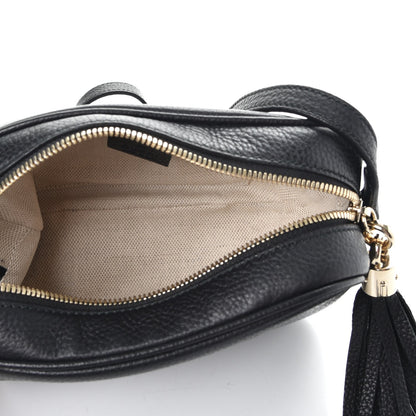 Gucci Pebbled Calfskin Small Soho Disco Bag Black 5 of 8