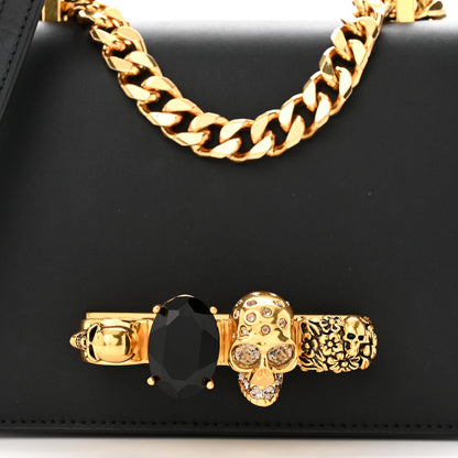 Alexander McQueen Calfskin Knuckle Crossbody Black 8 of 13