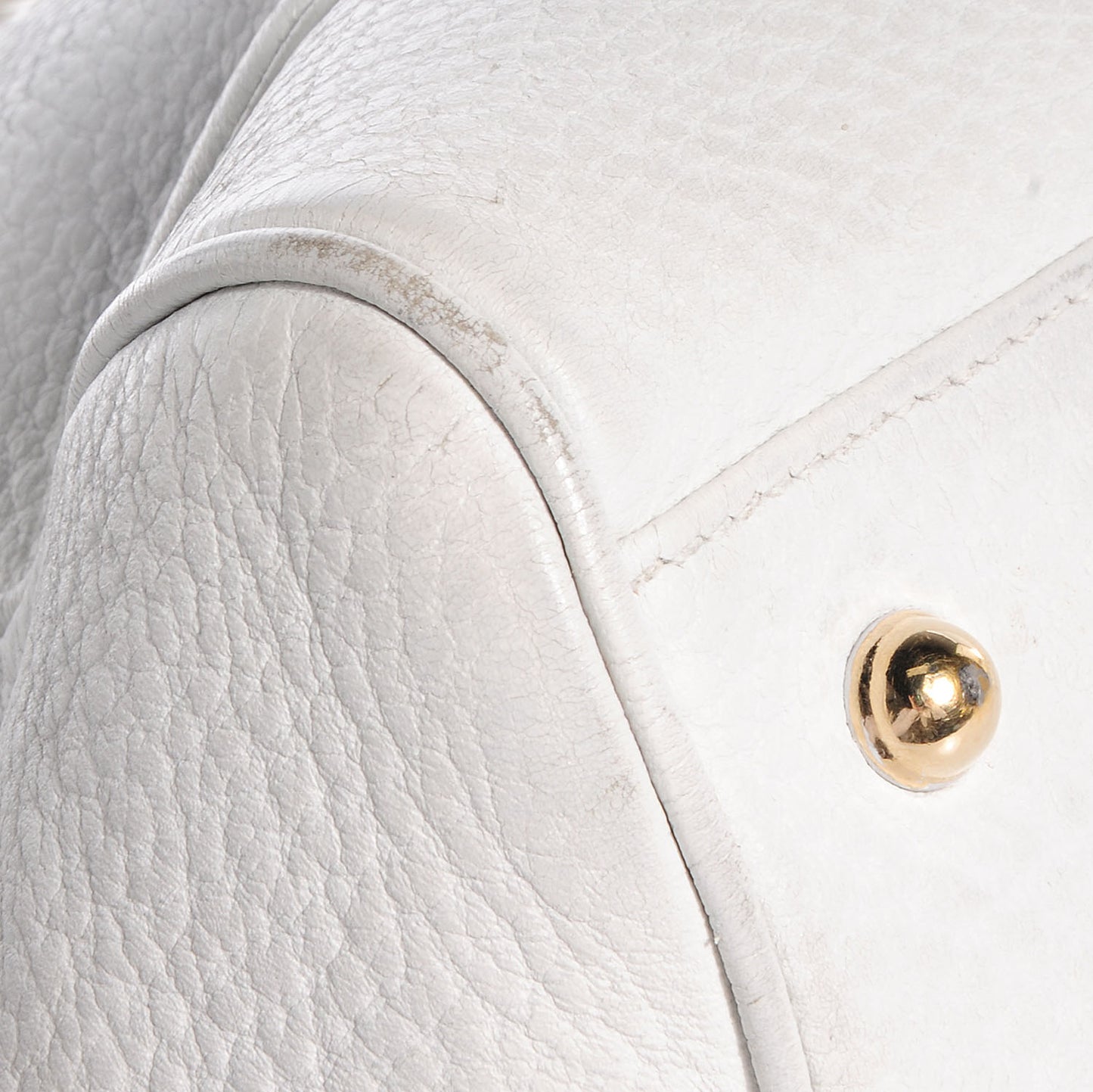 Leather Web Blondie Bowler White