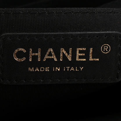 Chanel Calfskin Chevron Quilted Large Urban Spirit Backpack Black 6 of 14