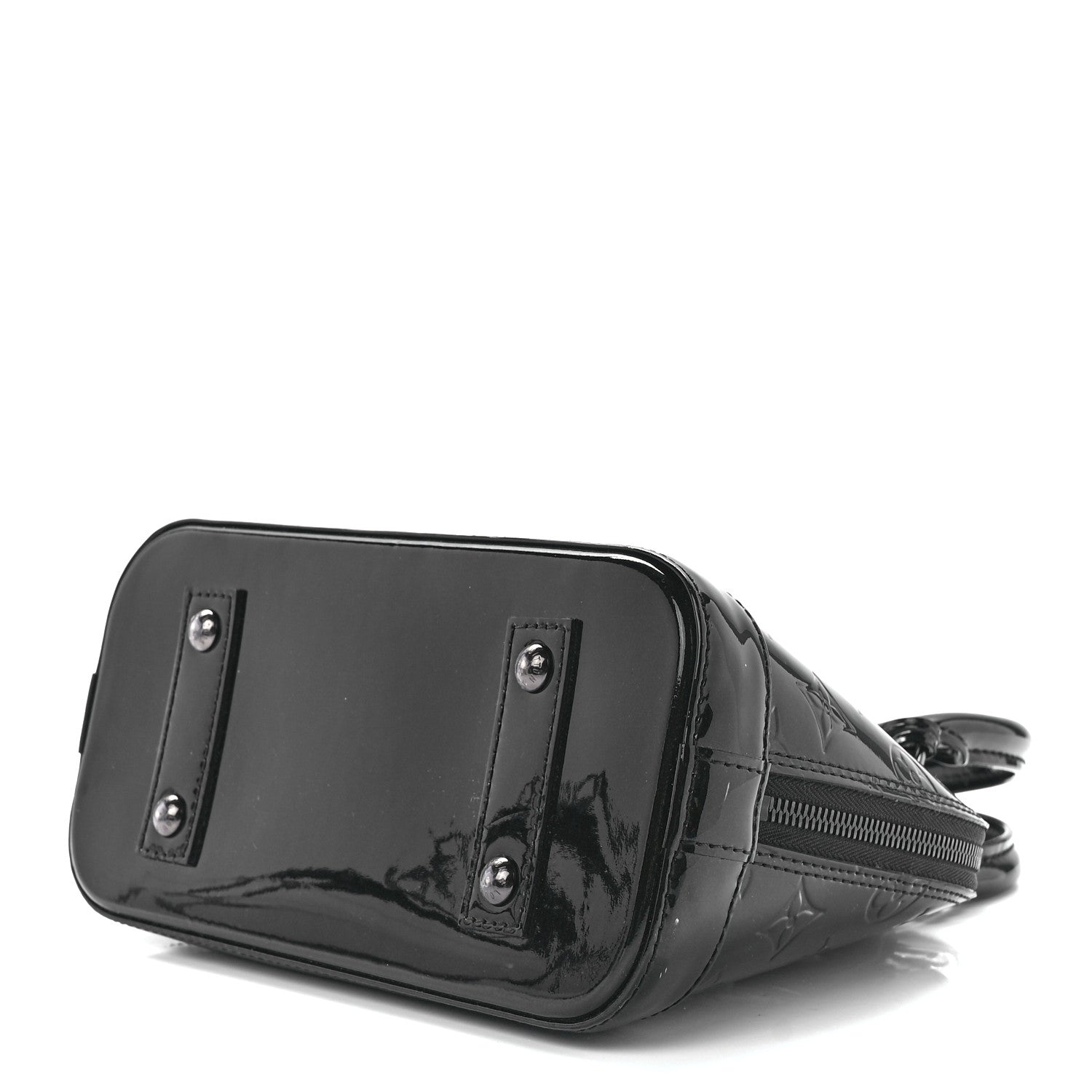Louis Vuitton Vernis Alma BB Noir Magnetique 9 of 11
