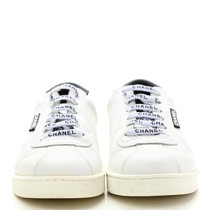 Chanel Calfskin CC Womens Sneakers 40 White 2 of 10
