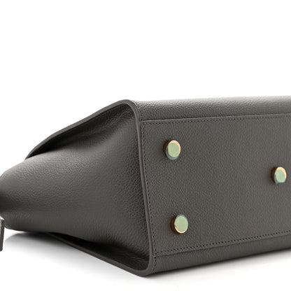 Saint Laurent Calfskin Baby Monogram Downtown Cabas Pebble 9 of 10