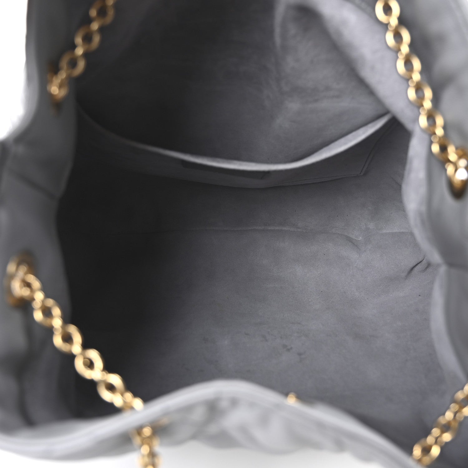 Christian Dior Lambskin Supple Macrocannage Ammi Bag Grey 4 of 9