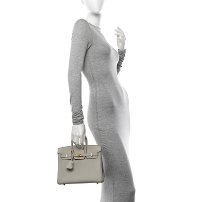 Hermes Togo Birkin 25 Gris Perle 2 of 12