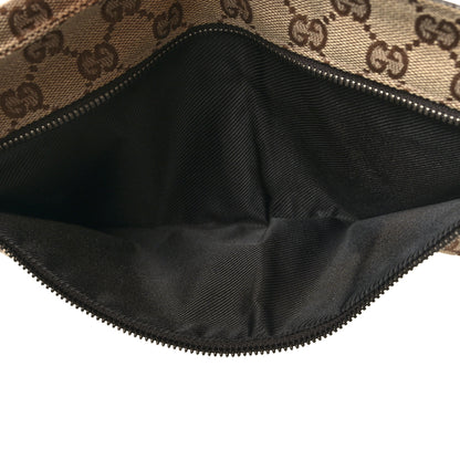 Gucci GG Monogram Double Pocket Belt Bag Dark Brown 5 of 12