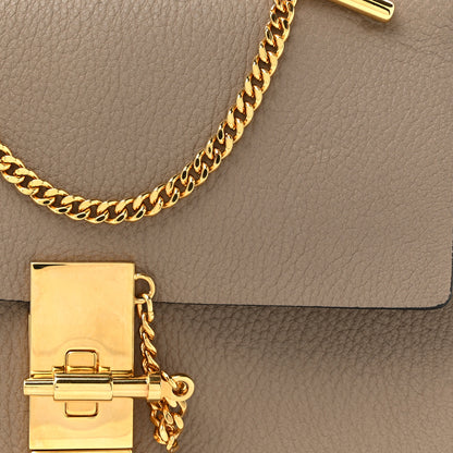Chloe Grained Lambskin Mini Drew Shoulder Bag Motty Grey 7 of 11