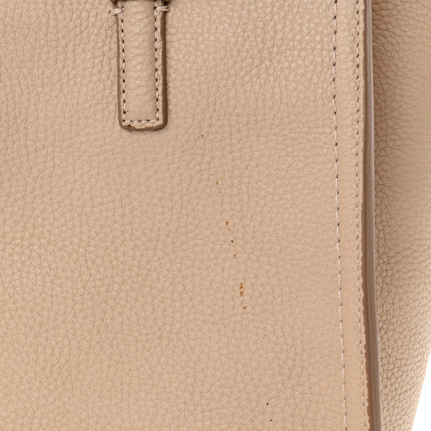 Salvatore Ferragamo Calfskin Double Handle Medium Amy New Bisque 12 of 14