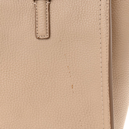 Salvatore Ferragamo Calfskin Double Handle Medium Amy New Bisque 12 of 14