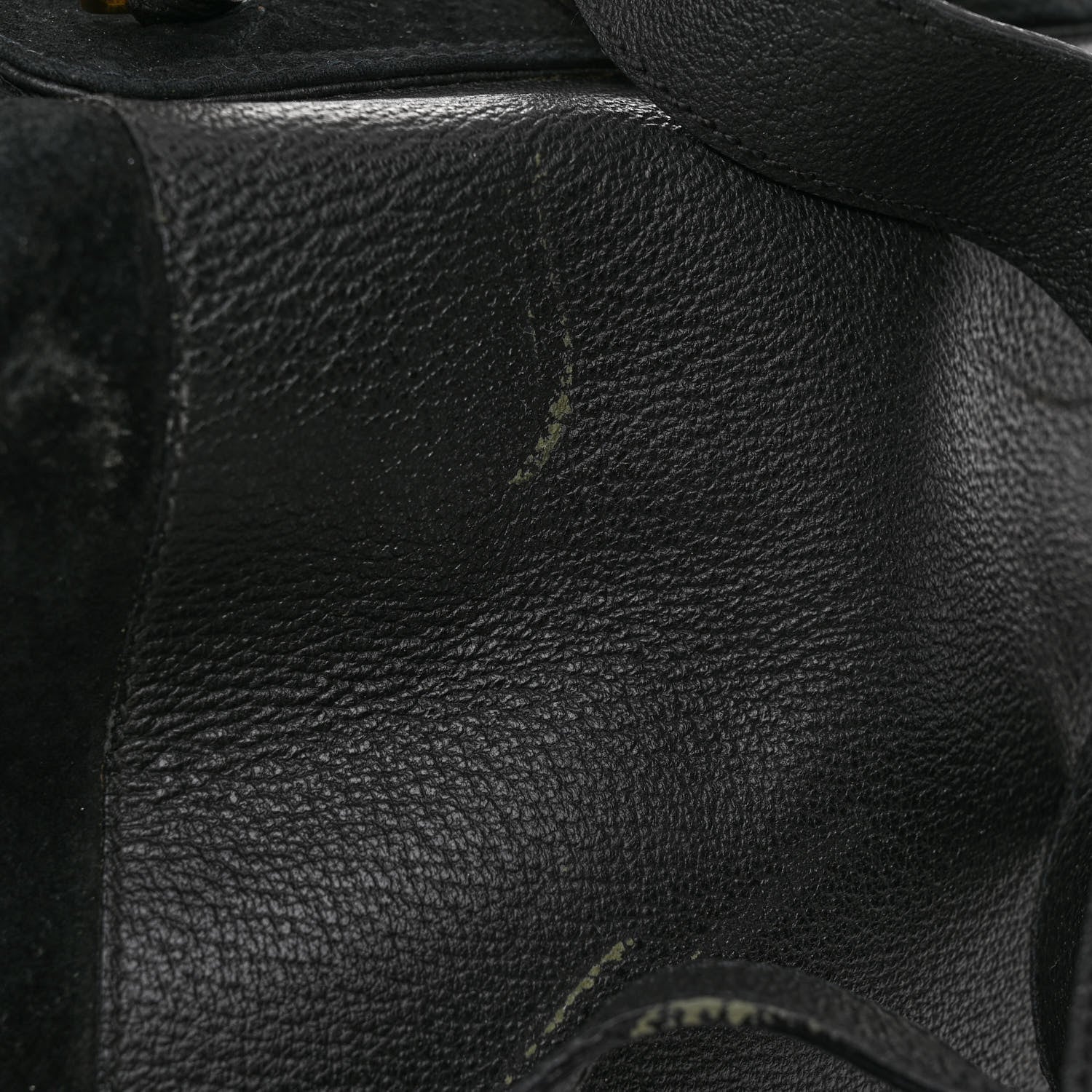 Gucci Suede Calfskin Bamboo Backpack Black 11 of 12