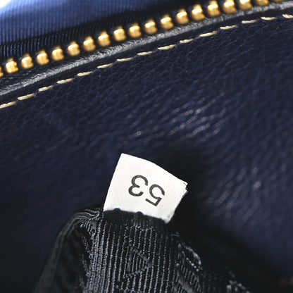 Prada Tessuto Nylon Gaufre Shopping Satchel Bluette 12 of 19