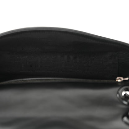 Gucci Calfskin Matelasse Monochrome Small GG Marmont Shoulder Bag Black 5 of 13