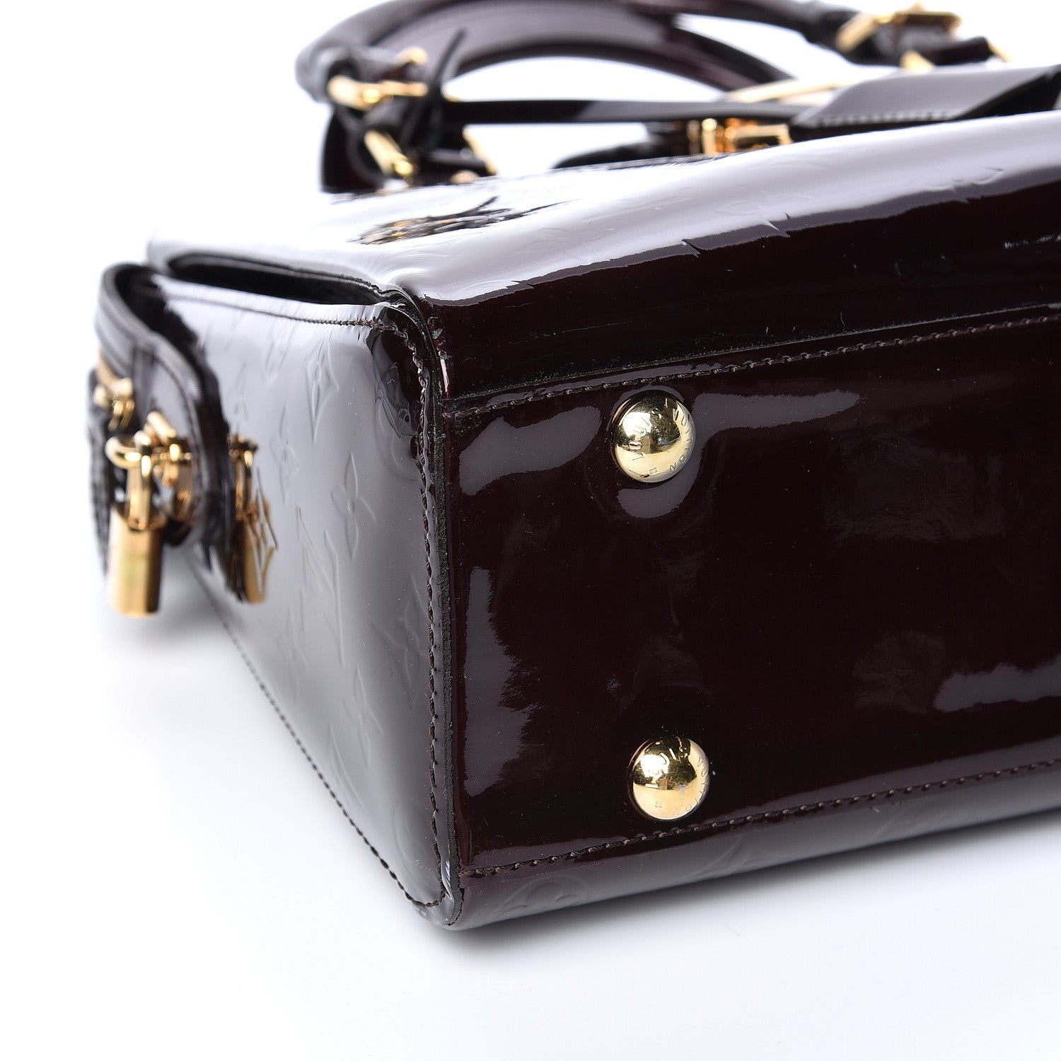Louis Vuitton Vernis Melrose Avenue Amarante 7 of 9