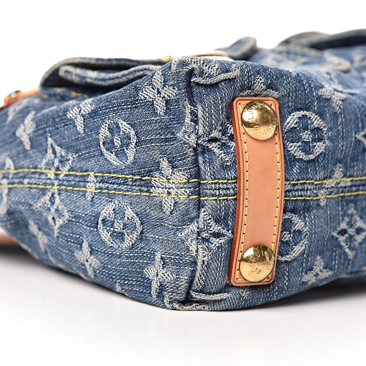 Monogram Denim Baggy PM Blue
