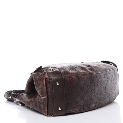 Gucci Guccissima Medium Pelham Shoulder Bag Dark Brown 5 of 21