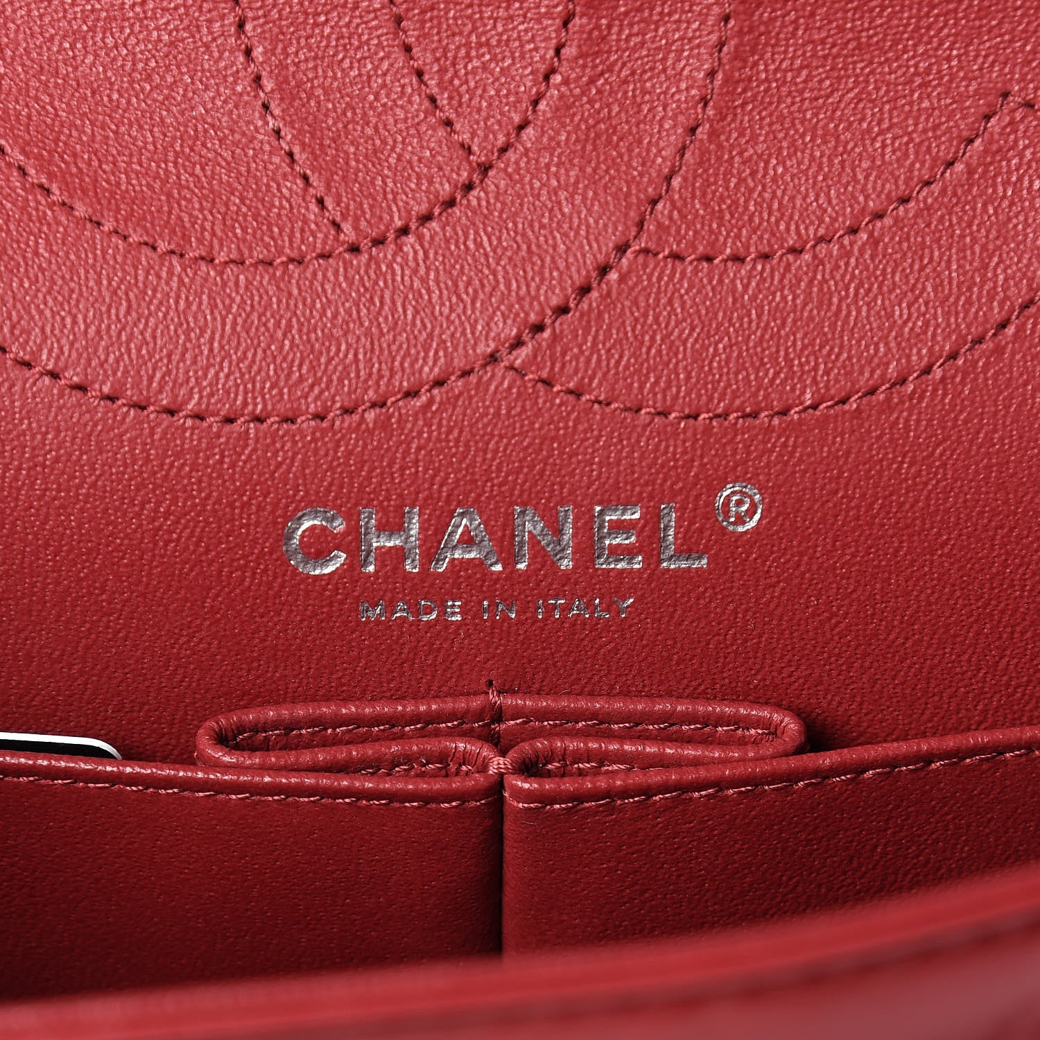 Chanel Aged Calfskin Quilted 2.55 Reissue 226 Flap Dark Red 6 of 13