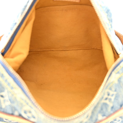 Louis Vuitton Monogram Denim Baggy PM Blue 5 of 10