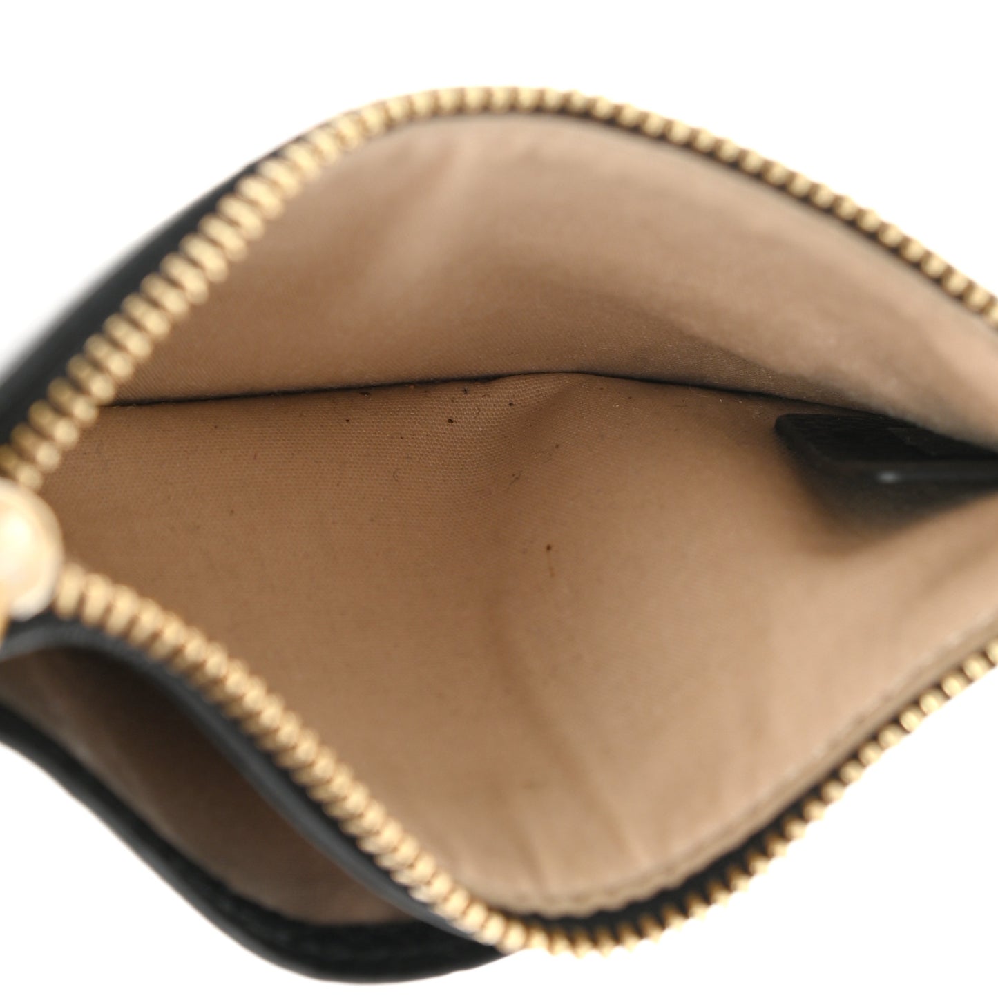 Grained Calfskin Drew Card Holder Black