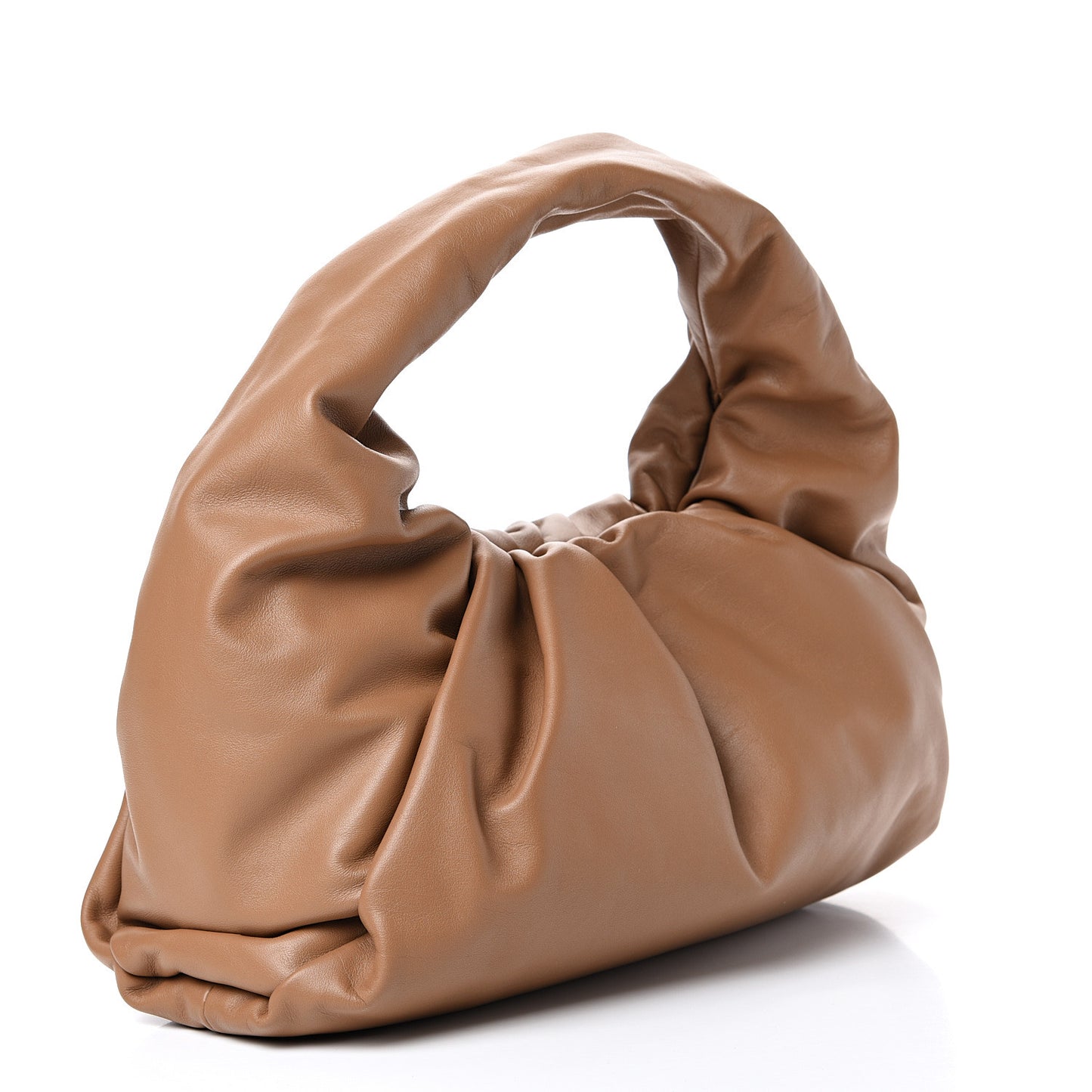 Smooth Butter Calfskin Small The Shoulder Pouch Camello