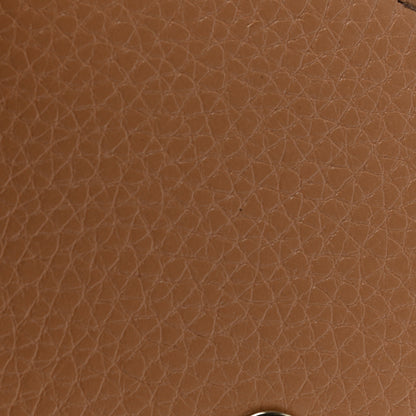 Gucci Pebbled Calfskin Soho Compact Flap Wallet Camelia 8 of 9