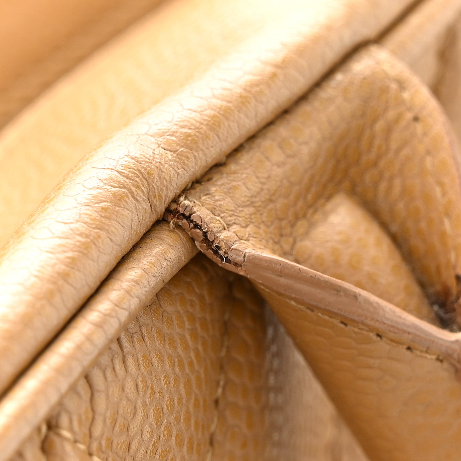 Chanel Caviar Quilted Large Bowler Bag Beige 13 of 21