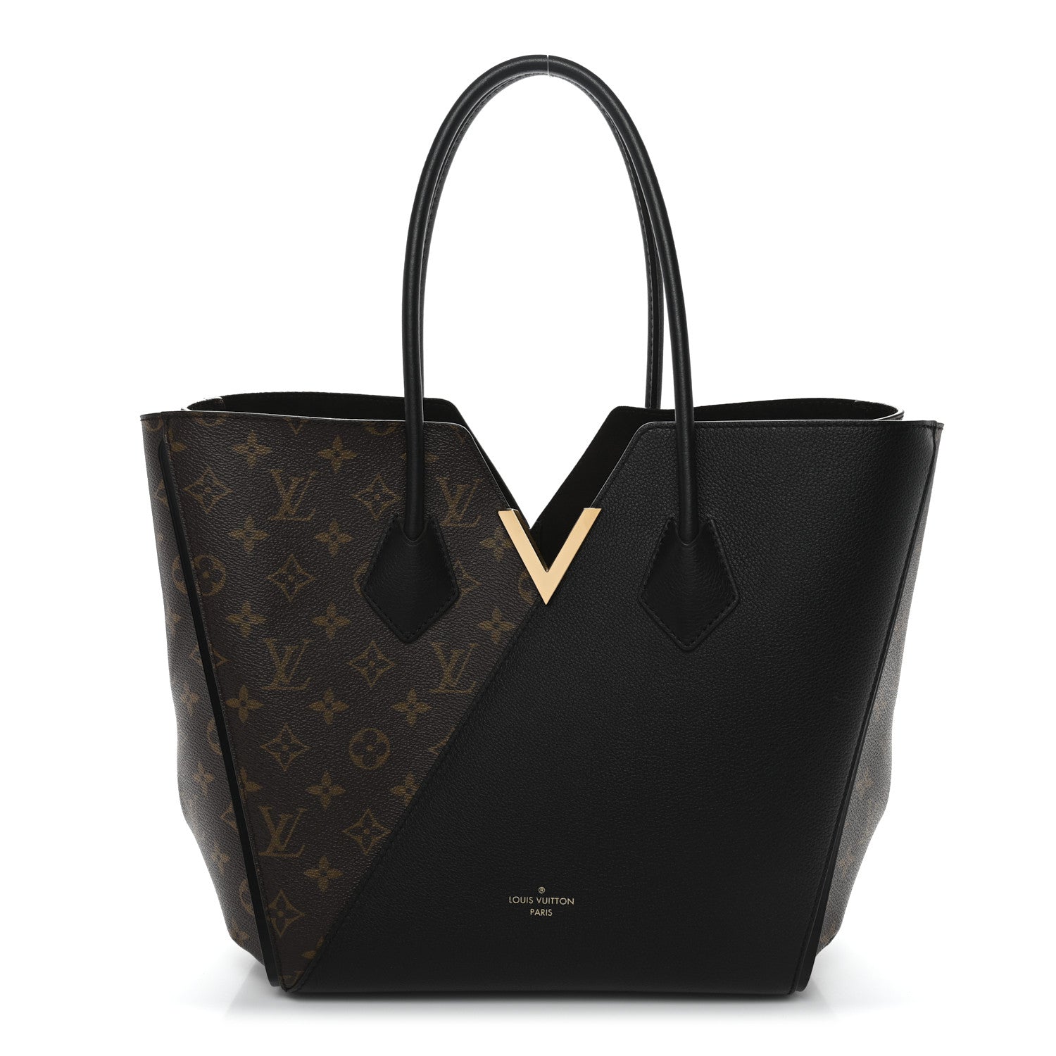 Louis Vuitton Calfskin Monogram Kimono Tote Black 1 of 9