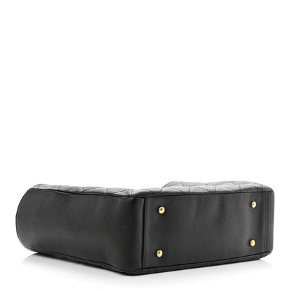 Chanel Caviar Quilted Small Shopping Tote Black 3 of 9