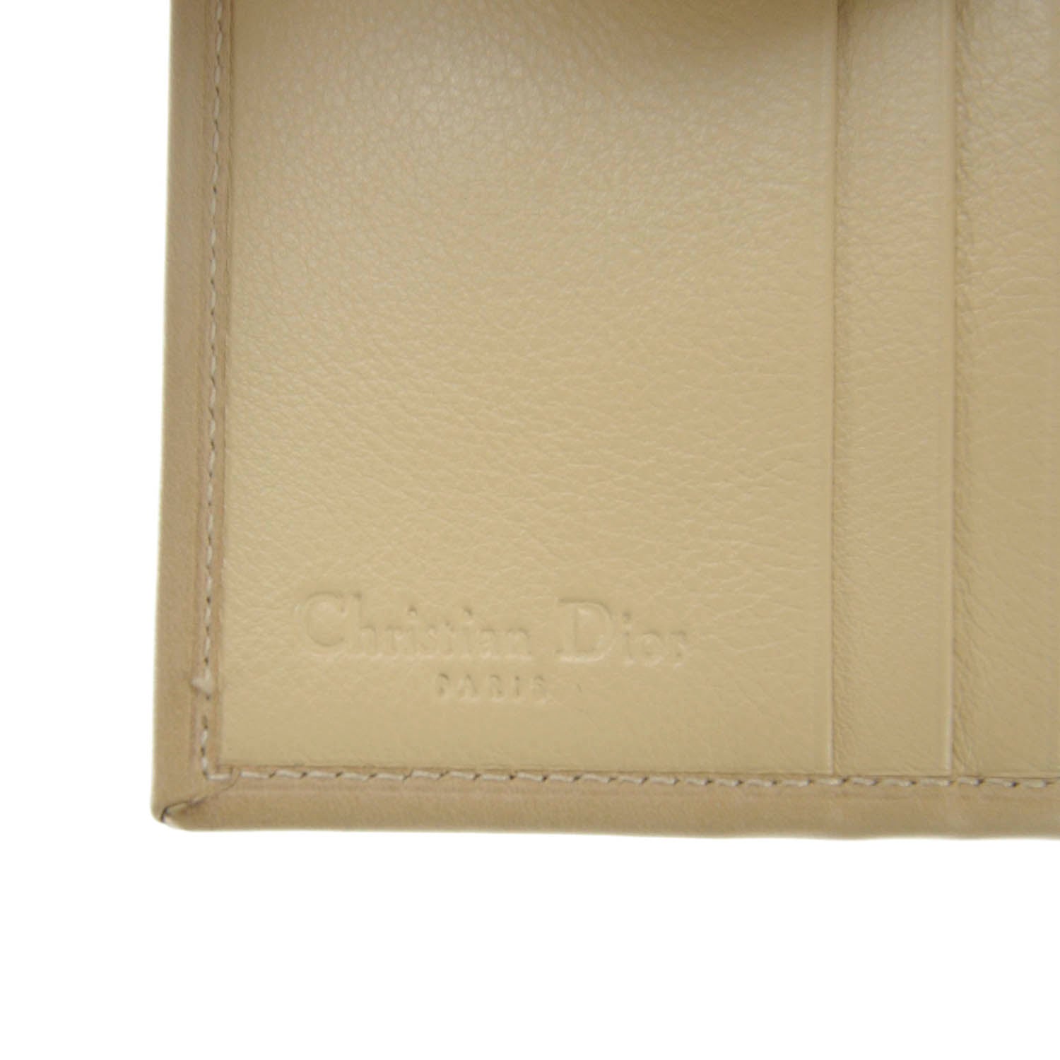 Christian Dior Coated Canvas Argyle Golf Compact Wallet 6 of 7