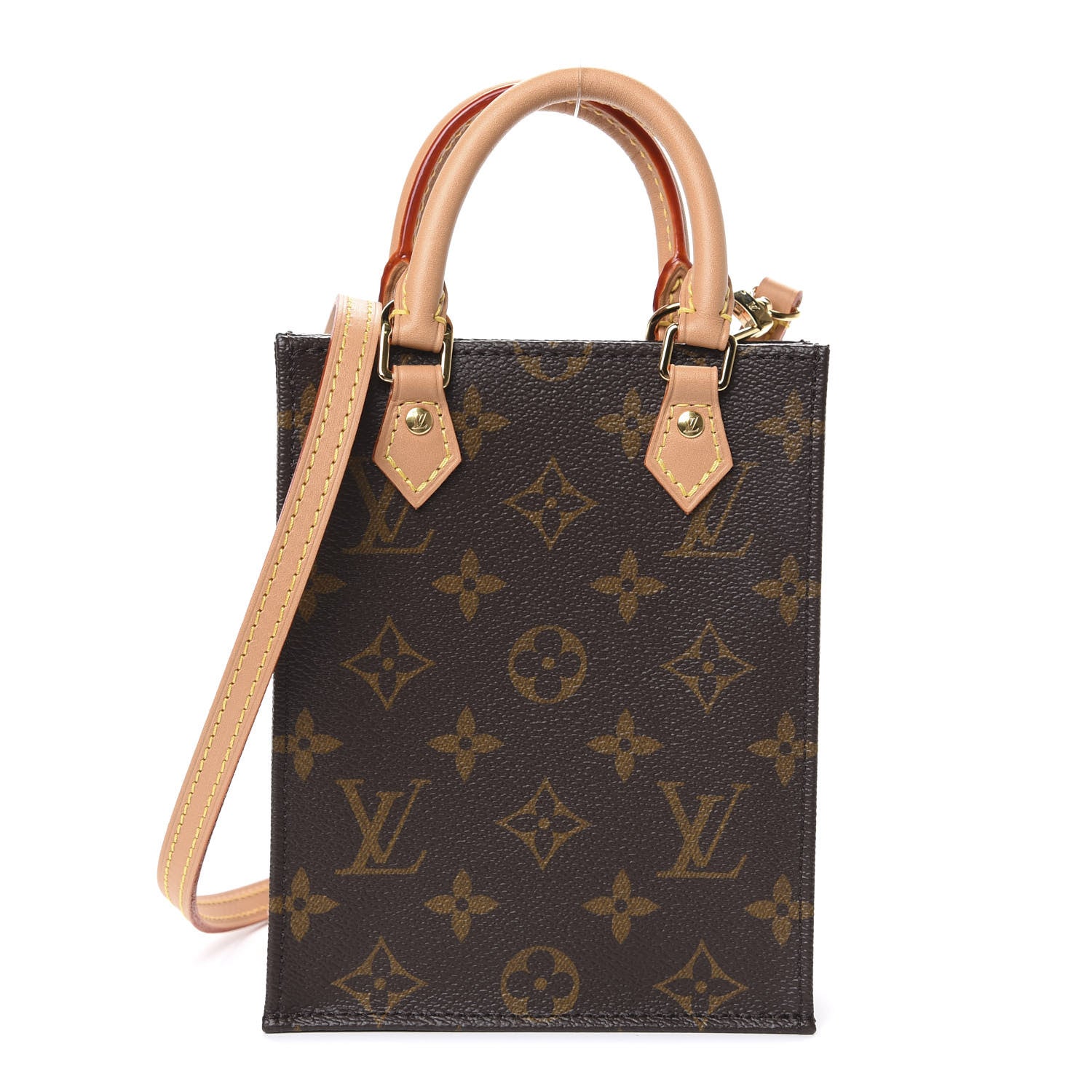 Louis Vuitton Monogram Petit Sac Plat 1 of 8