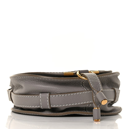 Chloe Calfskin Mini Marcie Round Crossbody Bag Cashmere Grey 4 of 8