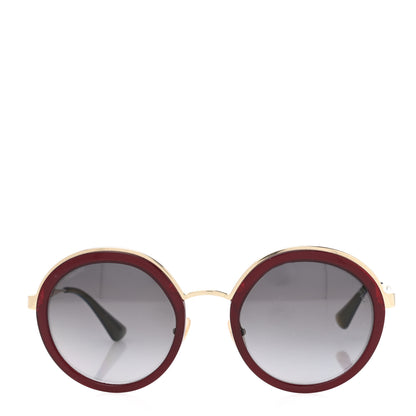 Prada Round Frame Sunglasses SPR 50T Red 2 of 7
