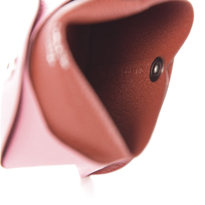 Hermes Chevre Mysore Verso Bastia Coin Purse Rose Confetti Brique 7 of 8