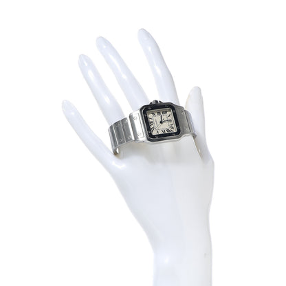 Cartier Stainless Steel 29mm Santos De Galbee Quartz Watch 2 of 10