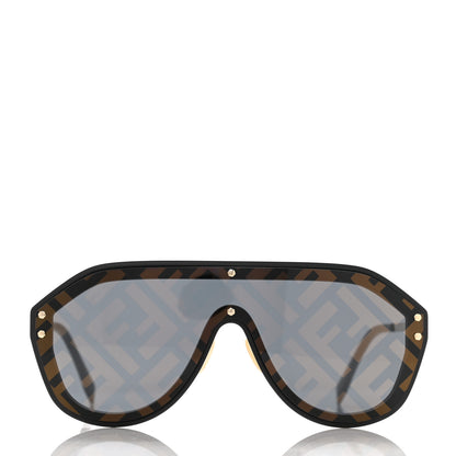Fendi FF Fabulous Shield Sunglasses FF M0039/G/S Black 2 of 7