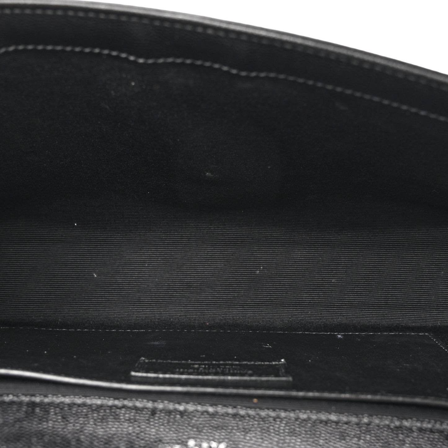 Grain De Poudre Medium Classic Monogram Kate Satchel Black