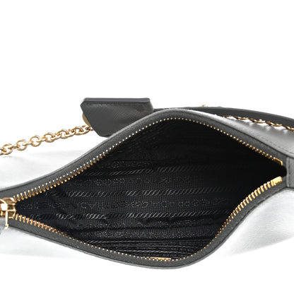 Prada Saffiano Re-Edition 2005 Shoulder Bag Ardesia 5 of 10