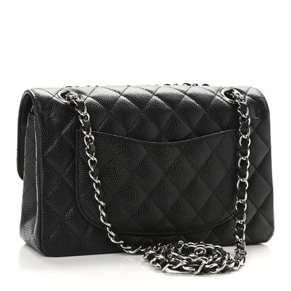Chanel Caviar Quilted Small Double Flap Black 2 of 8