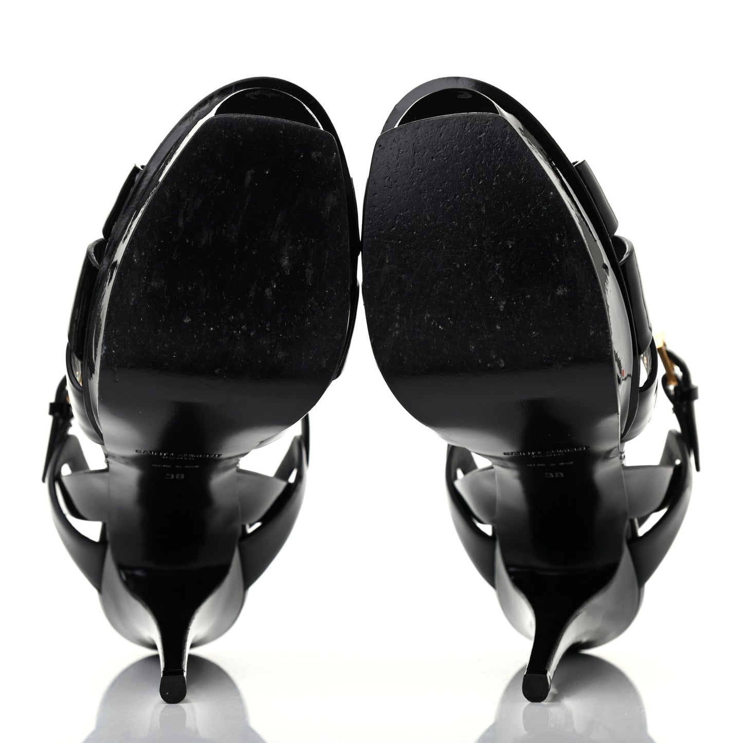 Patent Tribute 105 Platform Sandals 38 Black