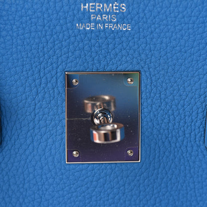Hermes Togo Verso Birkin 35 Bleu Zanzibar Malachite 21 of 37