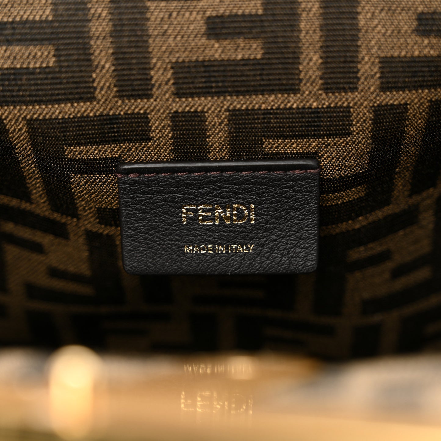 Shiny Nappa Medium Fendi First Sahara