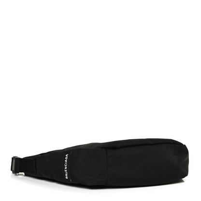 Balenciaga Recycled Nylon NASA X Space Sling Bag Black 4 of 11