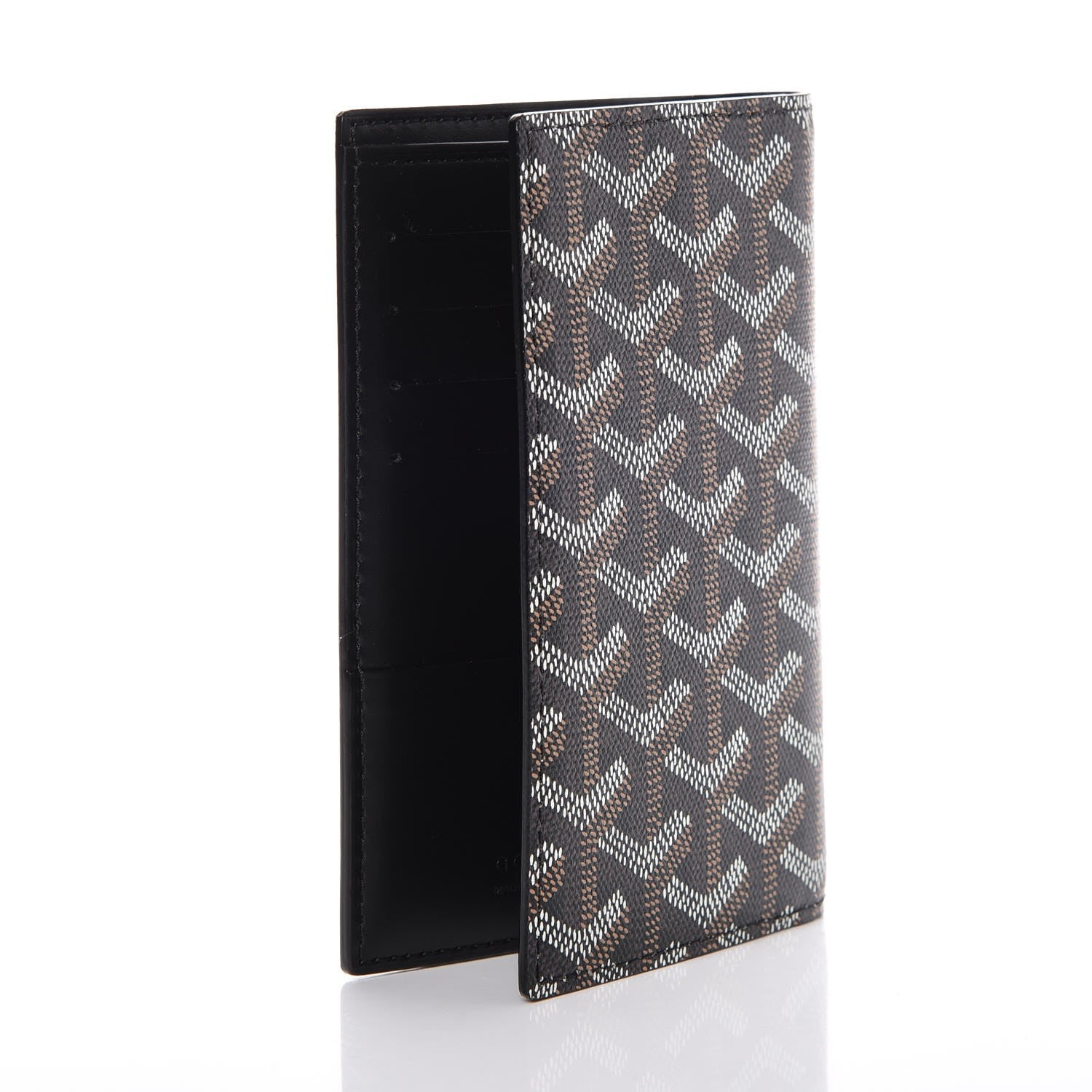 Goyard Chevron Passport Wallet Black 3 of 8