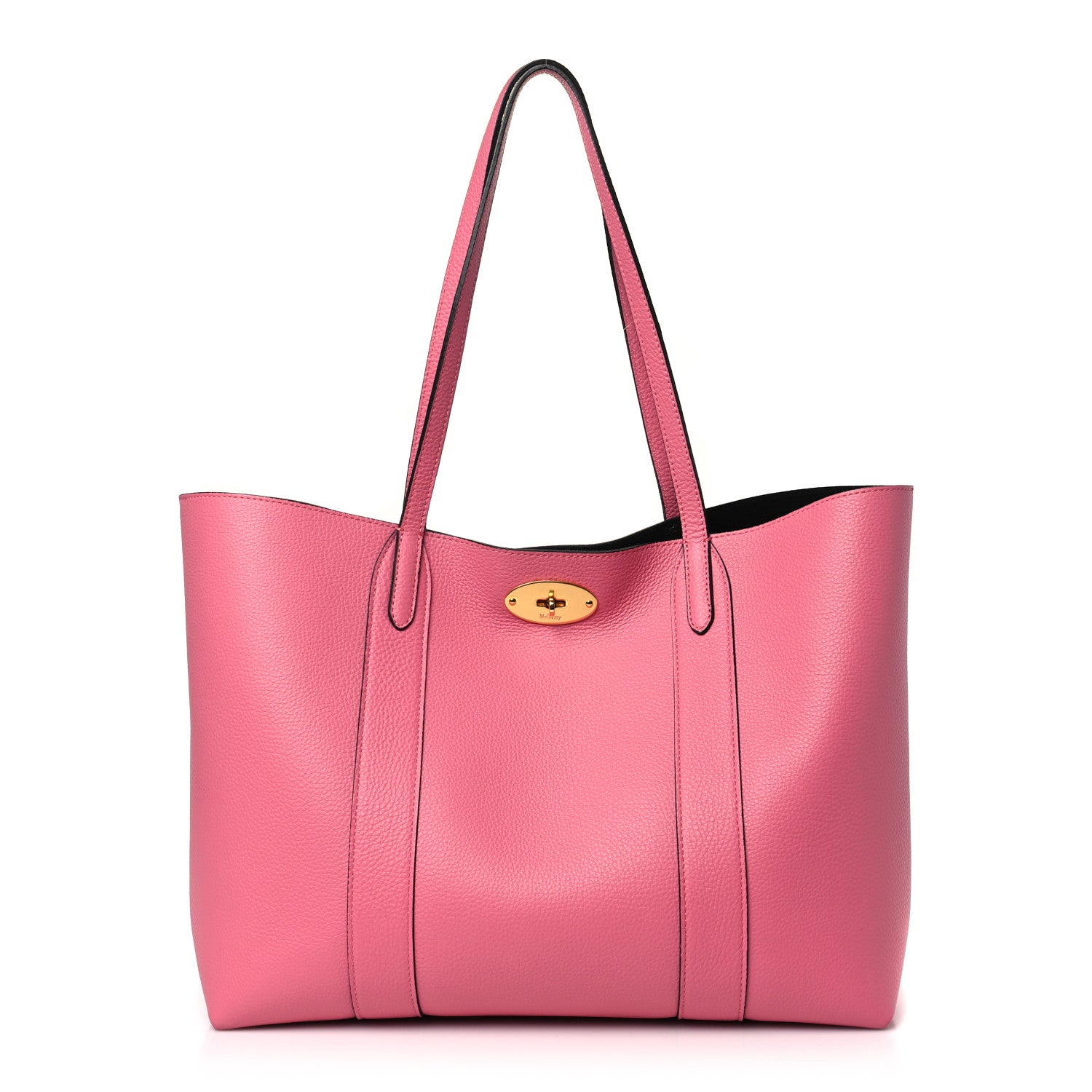 Mulberry Small Classic Grain Bayswater Tote Geranium Pink 1 of 8